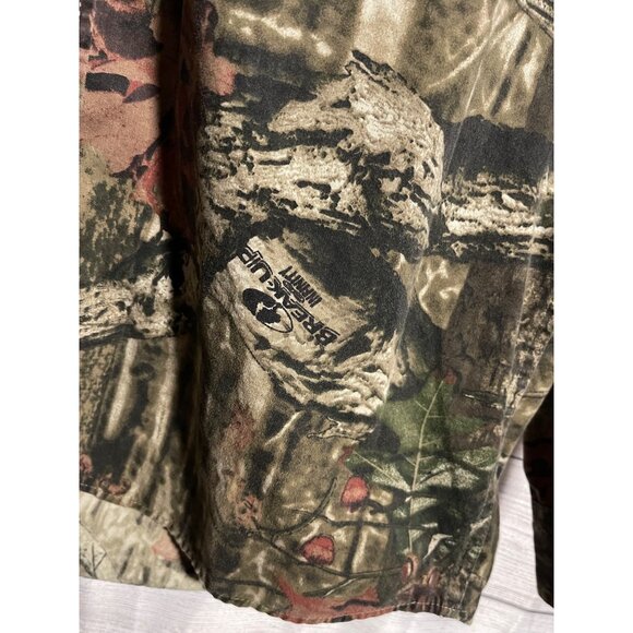 Break-Up Infinity Mossy Oak Mens Camouflage Button Up Shirt M(38-40) Hunting - Picture 7 of 9